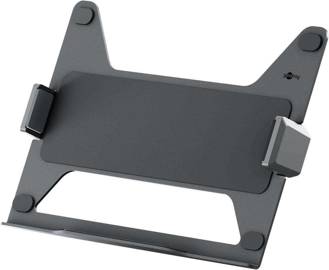 goobay Deluxe Laptophalterung für Monitore von 11,6 bis 17,3 Zoll (29-44 cm), max. 9 kg, zur Montage