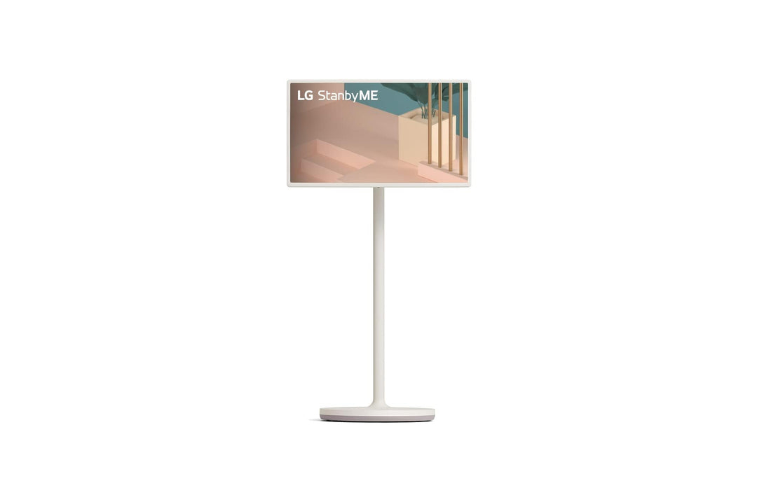 LG 27ART10 TV 68cm (27 Zoll) Lifestyle TV StanbyME (Touch Screen, 60 Hz, integrierter Akku, Streamin