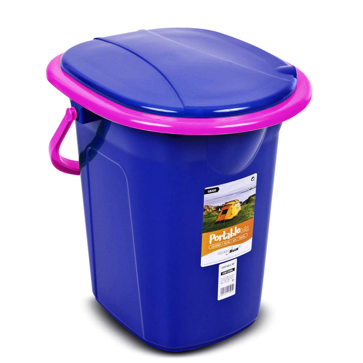 Green Blue GB320 Mobile Campingtoilette 19L | Tragbare Reisetoilette mit max. Tragkraft bis 130kg |