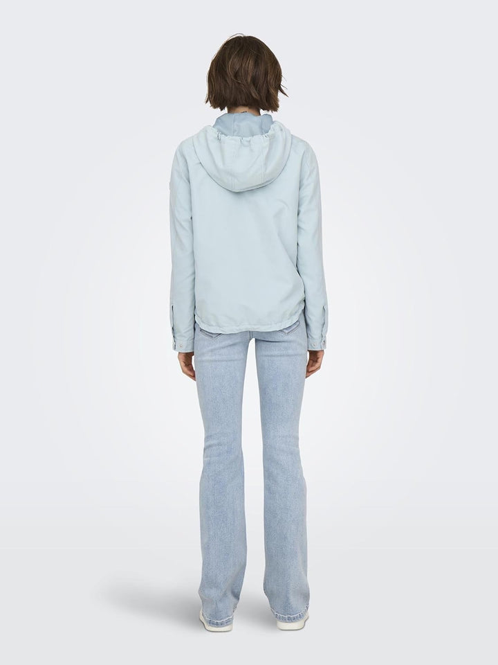 ONLY Damen Onlskylar Hood Spring Jacket Cc OTW Jacke, M Gray Mist