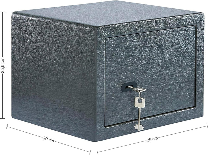 Burg-WÄCHTER Möbeltresor mit Schlüssel, Inkl. Fachboden, Zur Wand- und Bodenbefestigung, 20,6 l, 12,