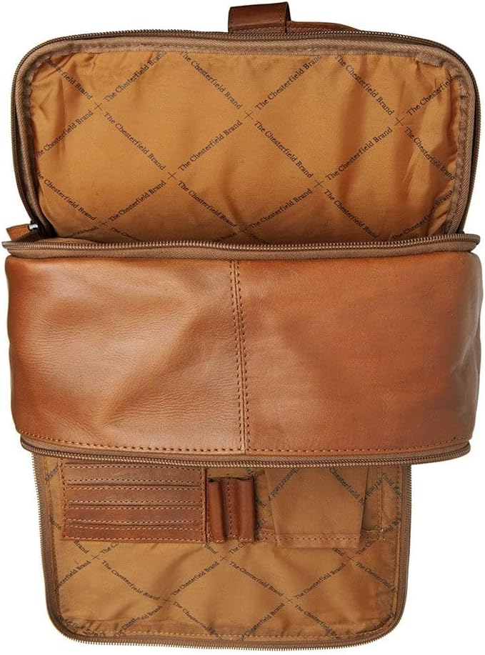 The Chesterfield Brand Belford - Laptoprucksack 14" 40 cm Cognac Einheitsgrösse, Cognac Einheitsgrös
