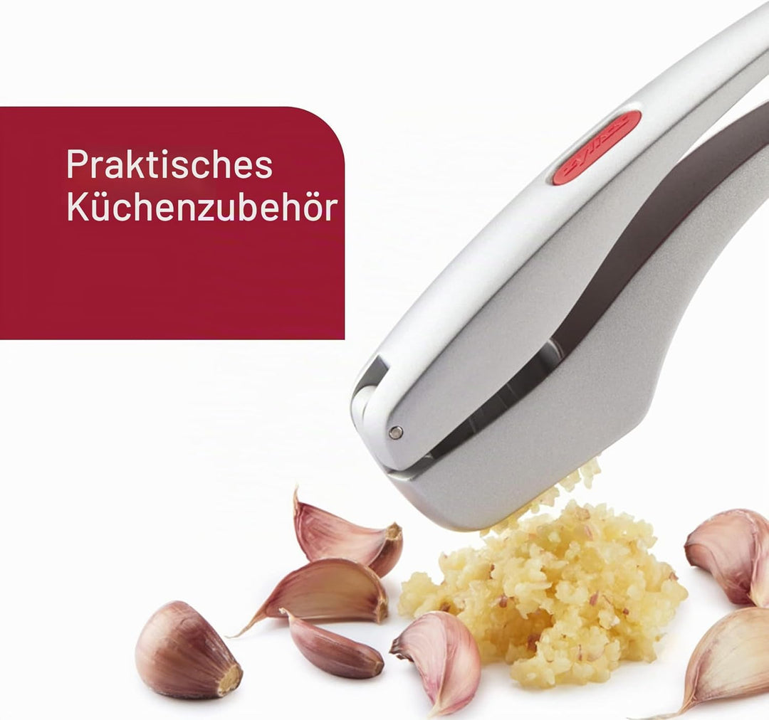 Zyliss Knoblauchpresse E12150 Susi 3 praktische Presse für grosse Knoblauchzehen auch mit Schale. In