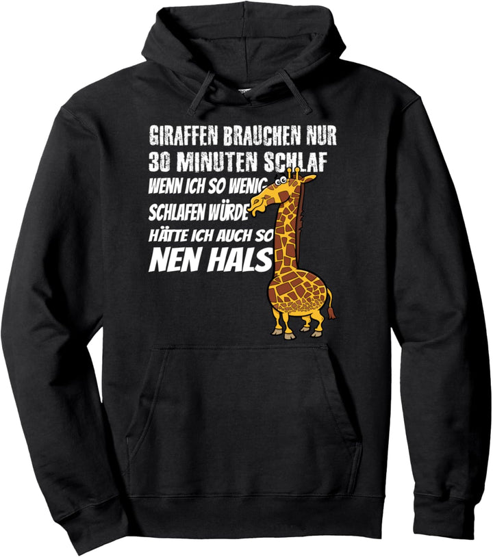 Ich brauche Schlaf, witziges Spruch Pullover Hoodie