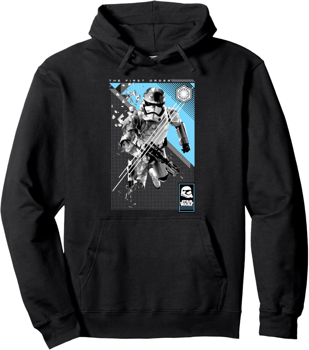Star Wars First Order Poly Trooper Poster Pullover Hoodie