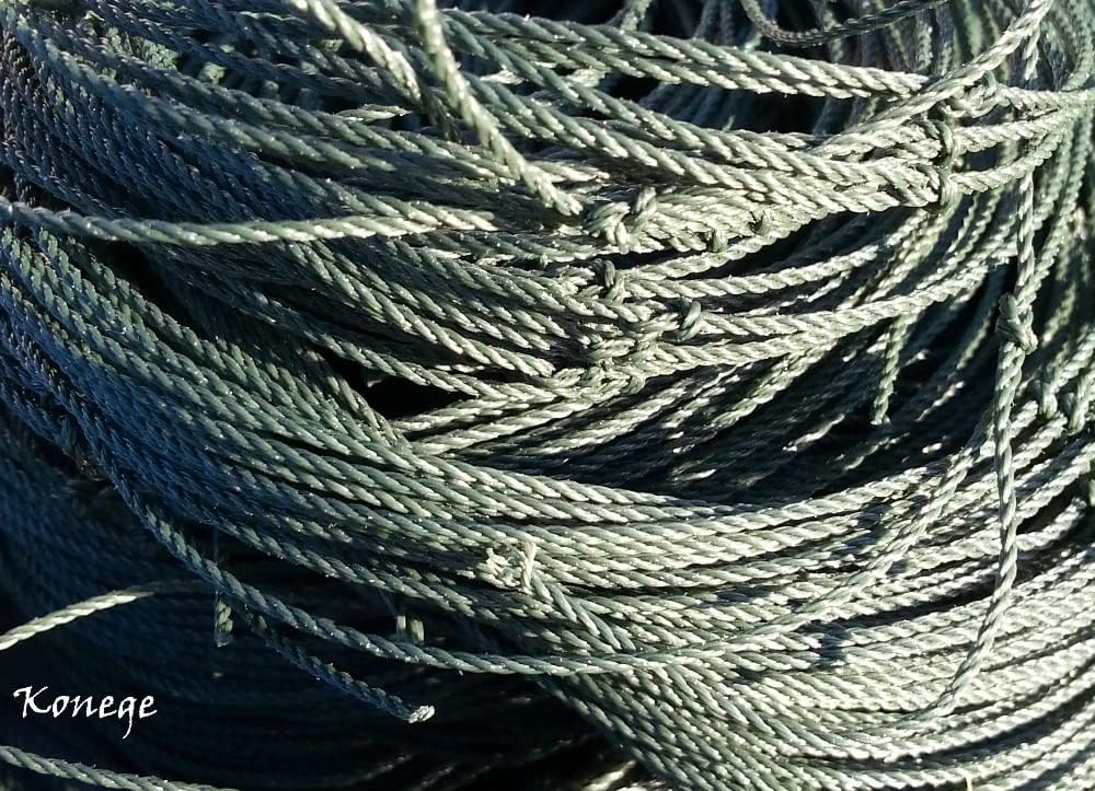 Teichnetz - 10,0m x 10,0m, Mw 10,0cm, geknotet, dunkelgrün, Reiherschutznetz Vogelabwehrnetz