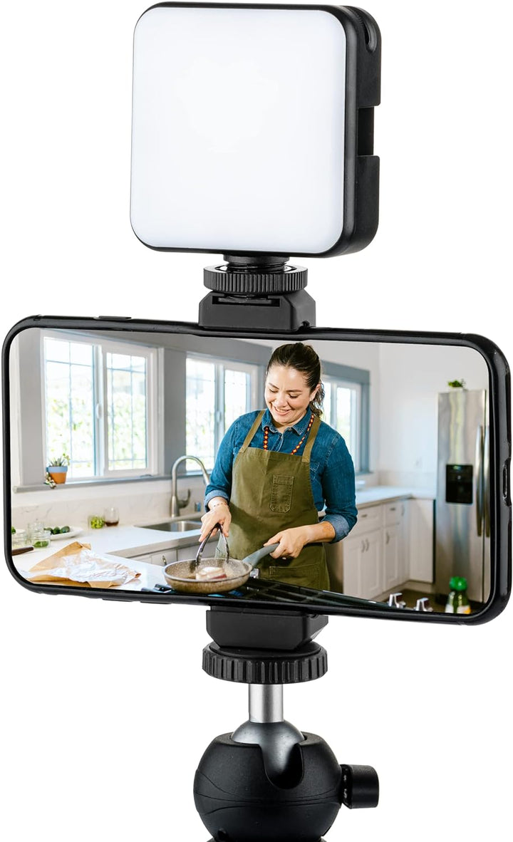 MOJOGEAR W64 Multi Color Mini LED Lampe für Smartphone und Kamera