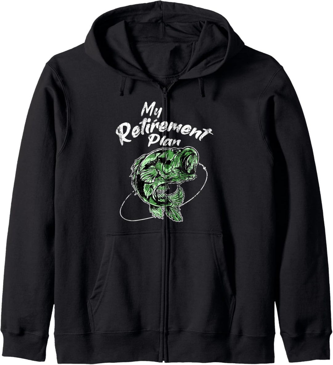 My Retirement Plan Fischen Karpfen Hecht Mann Carp Fishing Kapuzenjacke