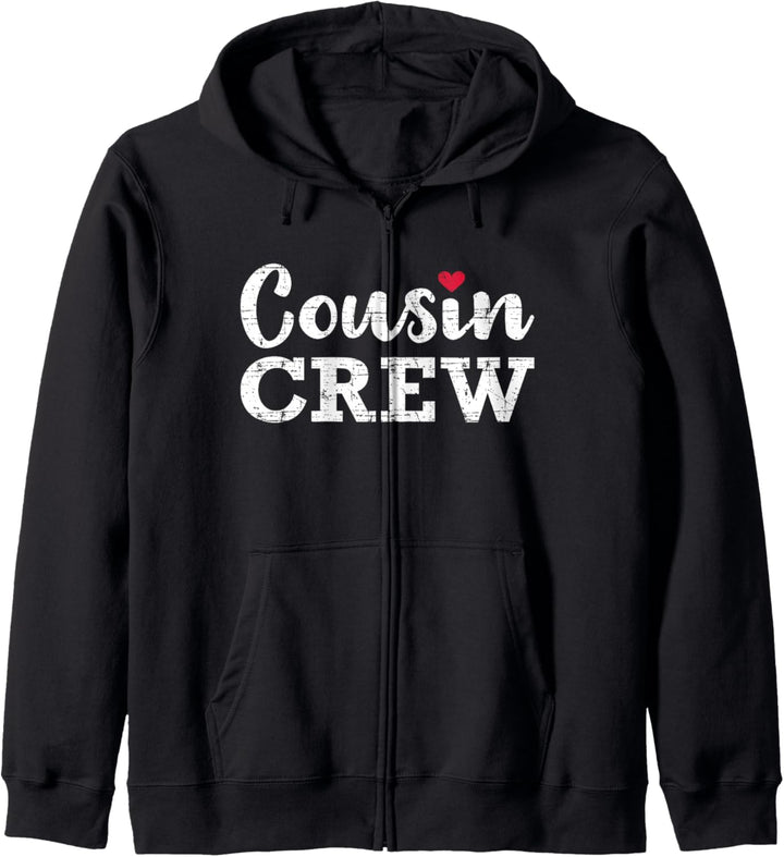 Cousine Crew Herz Kapuzenjacke