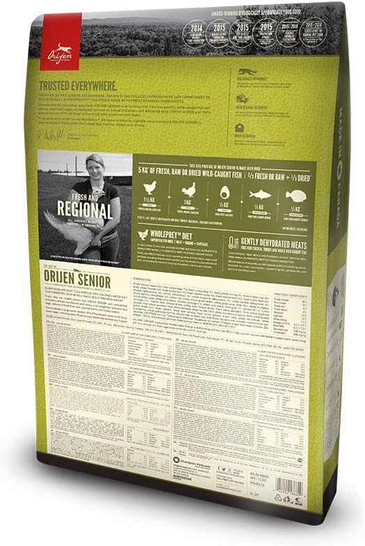 Orijen Senior Hundefutter Huhn 6 kg, Huhn 6 kg