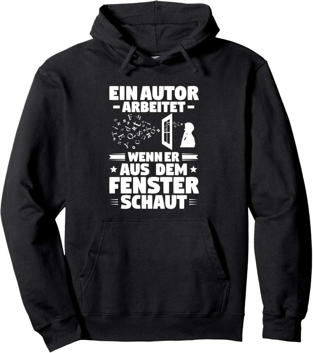 Schreiber Aus Dem Fenster Bücher Schreiben Autor Pullover Hoodie