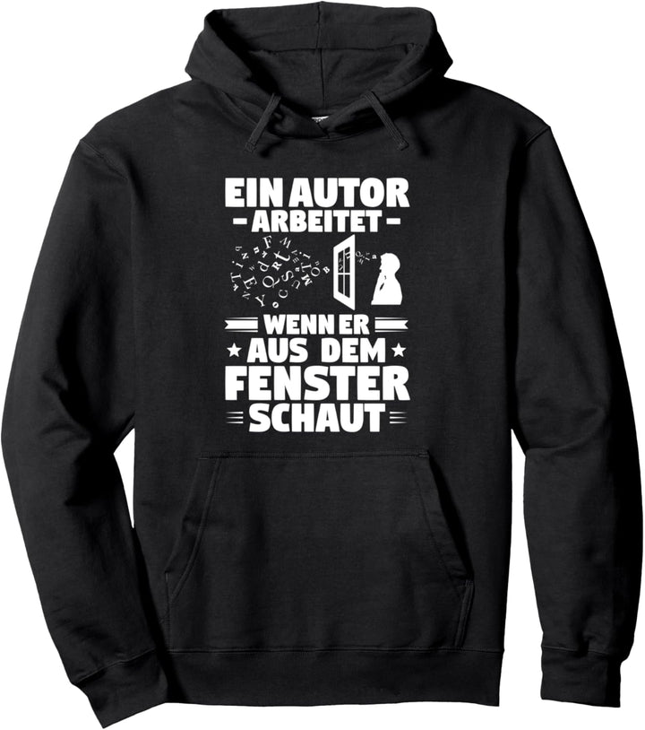 Schreiber Aus Dem Fenster Bücher Schreiben Autor Pullover Hoodie