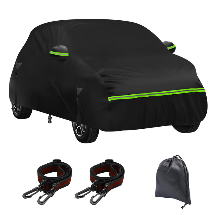 wasserdichte Autoabdeckung, kompatibel mit Smart Fortwo W451 2007–2014, 6 Schichten, Outdoor-Vollgar