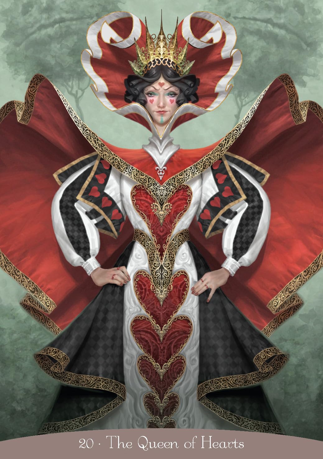 Alice in Wonderland Oracle Cards, Karten