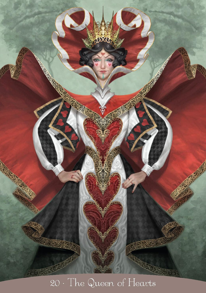 Alice in Wonderland Oracle Cards, Karten