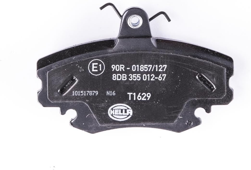HELLA PAGID 8DB 355 012-671 Bremsbelagsatz - T1629 - Dicke/Stärke: 18.2mm - Bremssystem: Lucas - nic