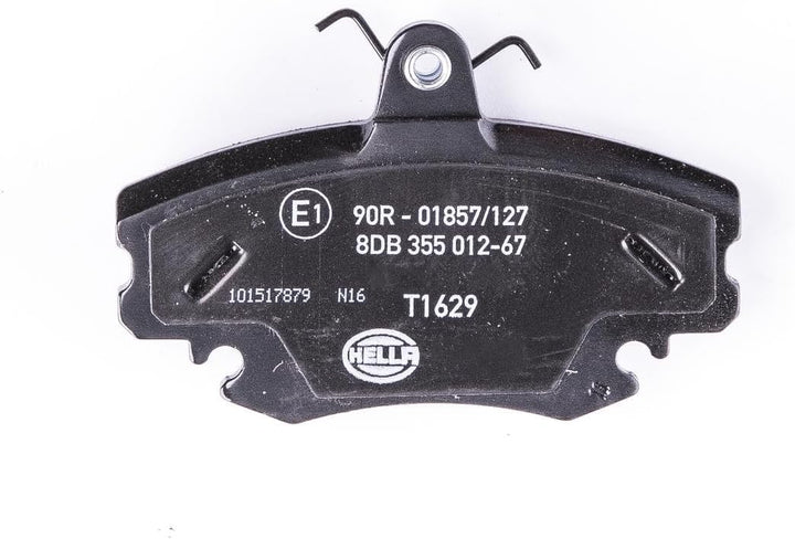 HELLA PAGID 8DB 355 012-671 Bremsbelagsatz - T1629 - Dicke/Stärke: 18.2mm - Bremssystem: Lucas - nic