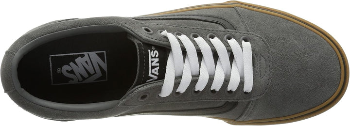 Vans Herren Ward Sneaker 39 EU Suede Pewter Gum, 39 EU Suede Pewter Gum