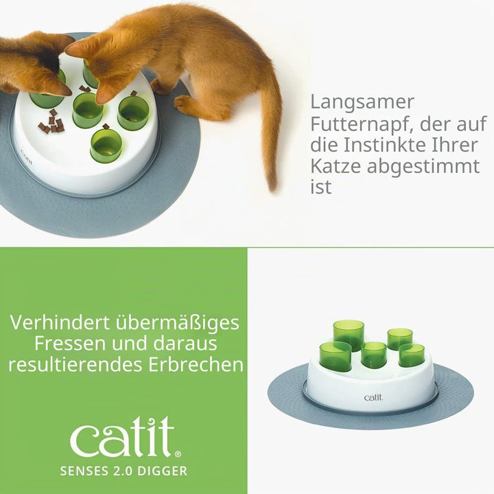 Catit Senses 2.0 Bagger, 1 Stück 1 weiss, grün, 1 weiss, grün