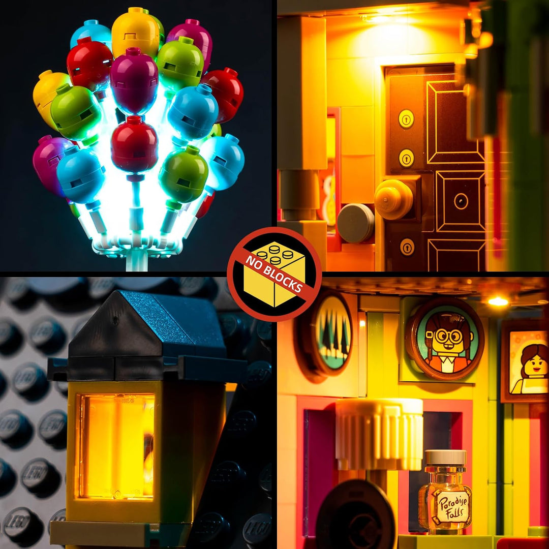 Led Licht Set für Lego 43217 Disney and Pixar Carls Haus (Kein Lego-Modell), Dekorations Led Beleuch