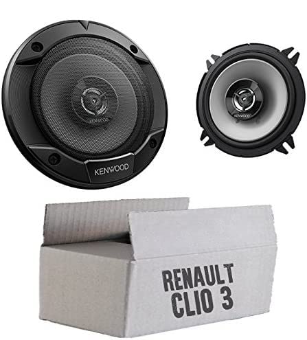 Lautsprecher Einbauset passend mit Kenwood KFC-S1366-13cm 2-Wege Koax Auto Einbauzubehör für Renault