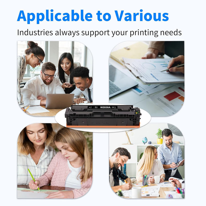 MYCARTRIDGE 415A (Mit Chip) Toner Kompatibel für HP 415A 415X W2030A W2030X Toner Kompatibel für HP