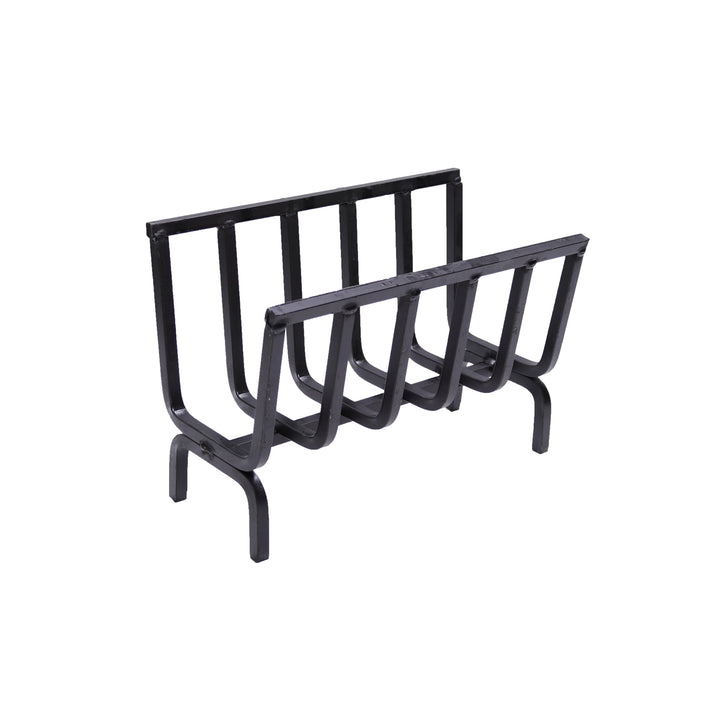 Brennholz, Kaminholzhalter, Eisen-Feuerschale für Kamin und Grill (40 x 20 x 28 cm) cm 40x20x28h, cm