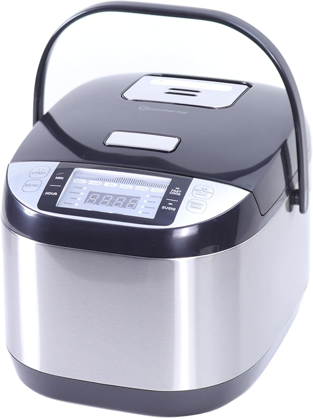 Reiskocher 5 Liter RK50 – Elektrischer Reiskocher & Multikocher für Sushi Reis mit Antihaft-Topf, 3D