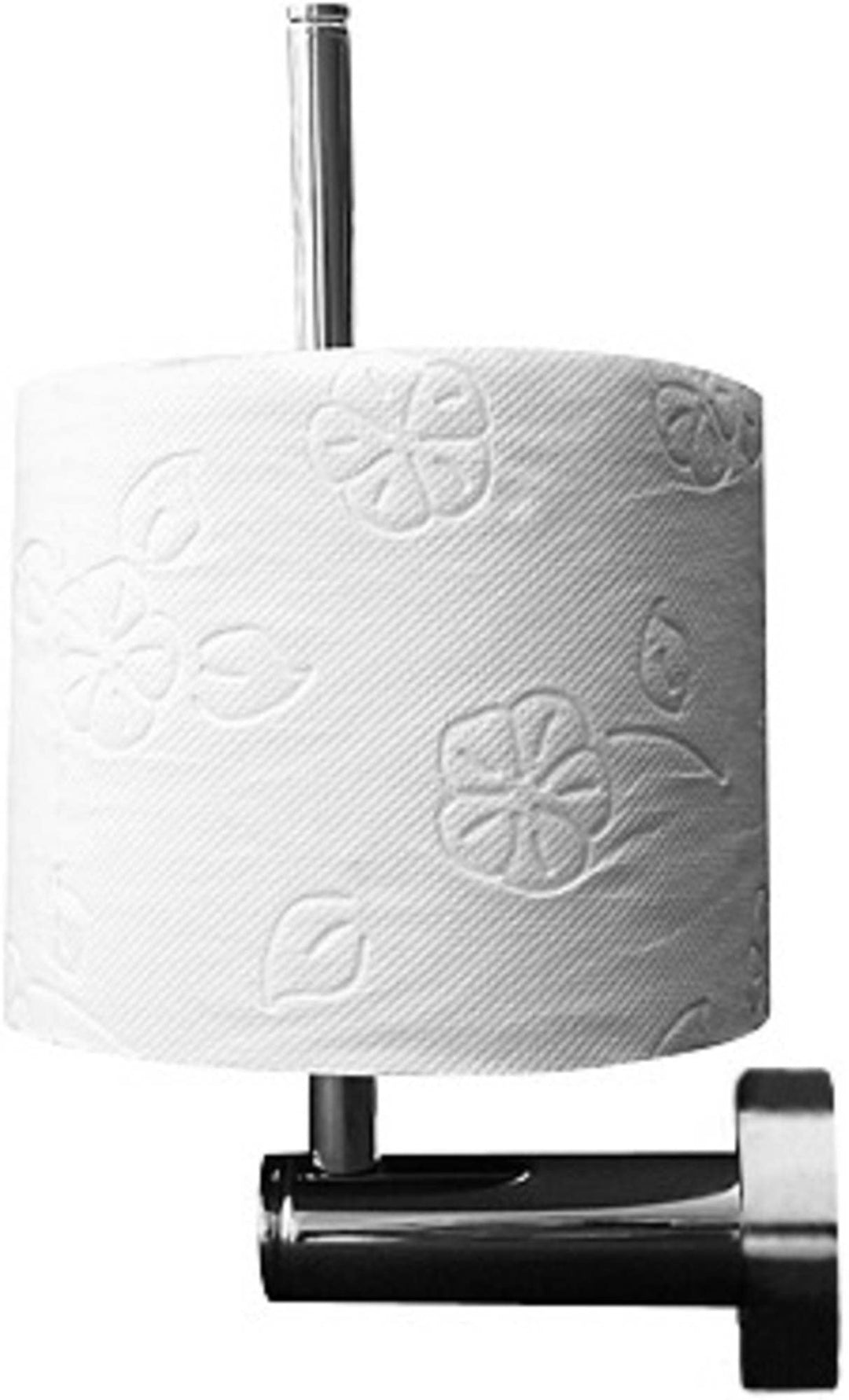 Duravit Ersatzrollenhalter D-Code, Toilettenpapierrollenhalter für 1 Rolle, Klopapierhalter Wandmont
