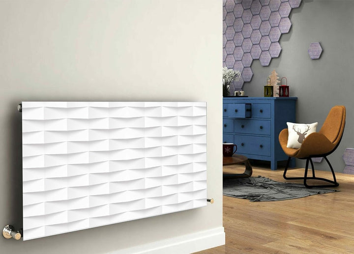 Magnetische Heizkörperverkleidung - 160x60 cm - Magnet Heizkörperabdeckung - Motiv Geometrie - Wasse