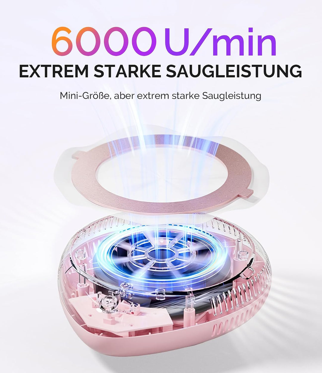MelodySusie Staubabsaugung für Nägel, PProR Nagelstaubsauger für Acrylnägel