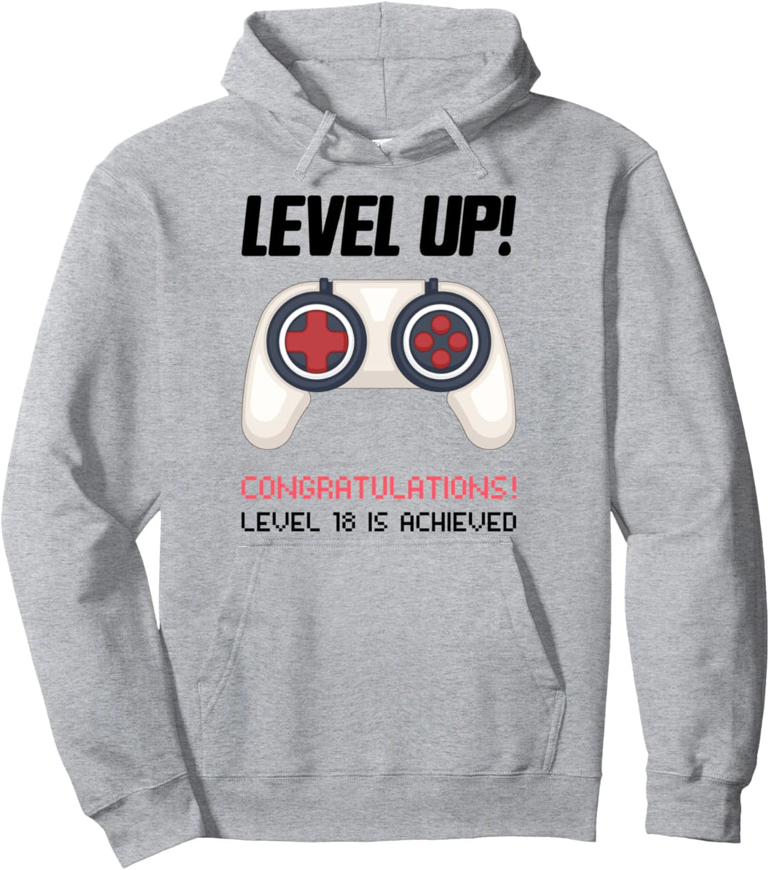 18. Geburtstag Grafik Jungen Jungs Geschenk 18er Geschenkide Pullover Hoodie