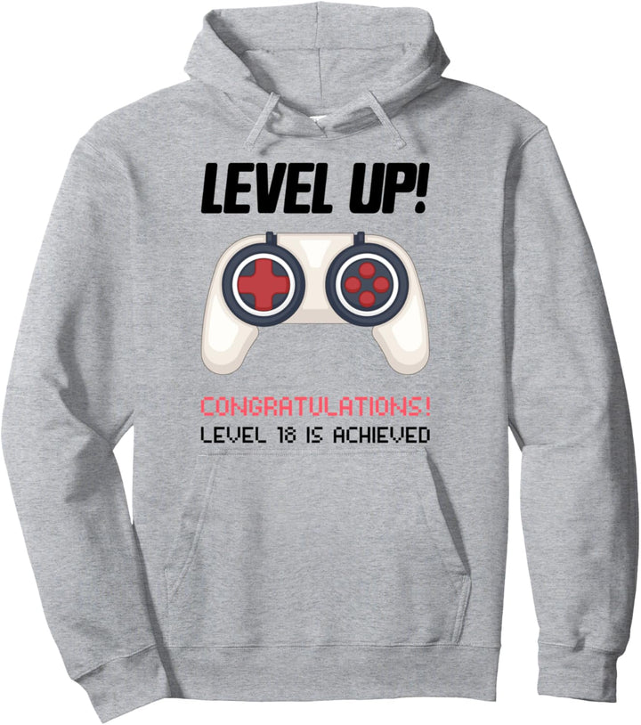 18. Geburtstag Grafik Jungen Jungs Geschenk 18er Geschenkide Pullover Hoodie