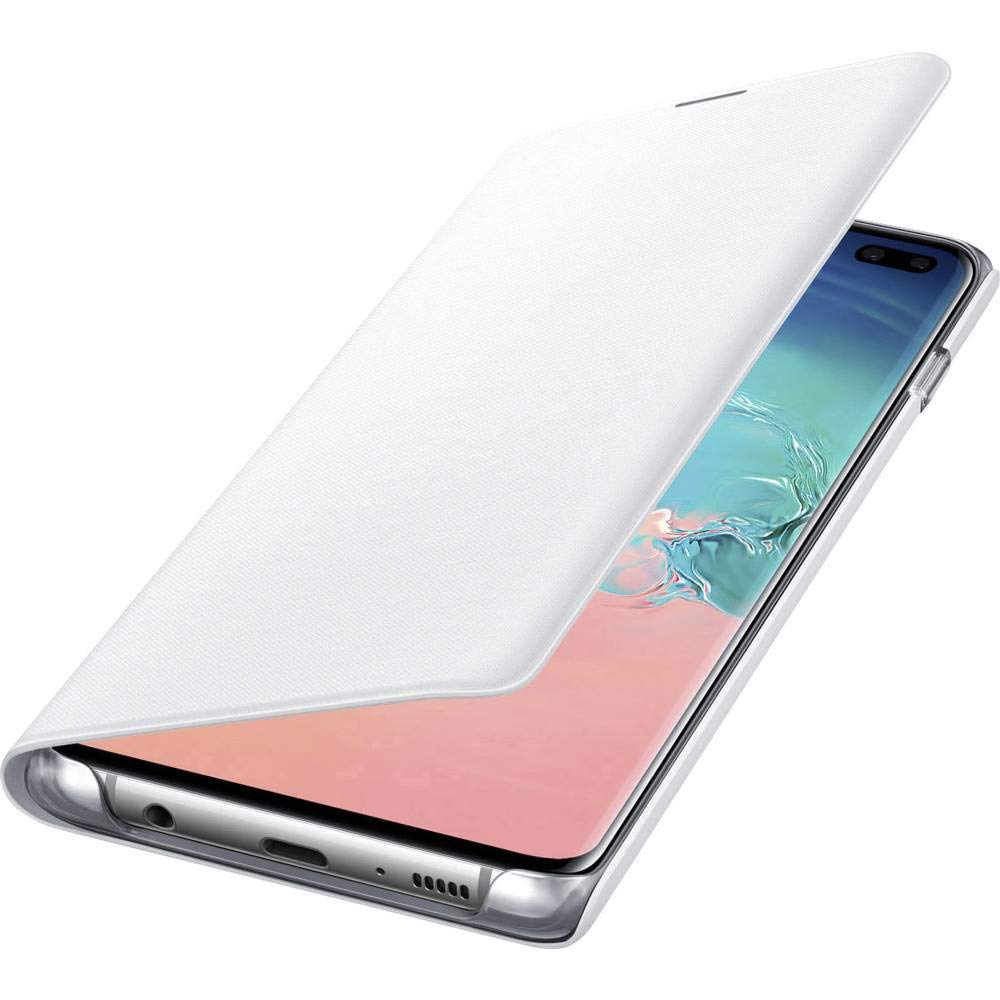 LED View Cover für Galaxy S10+ Weiss, Weiss