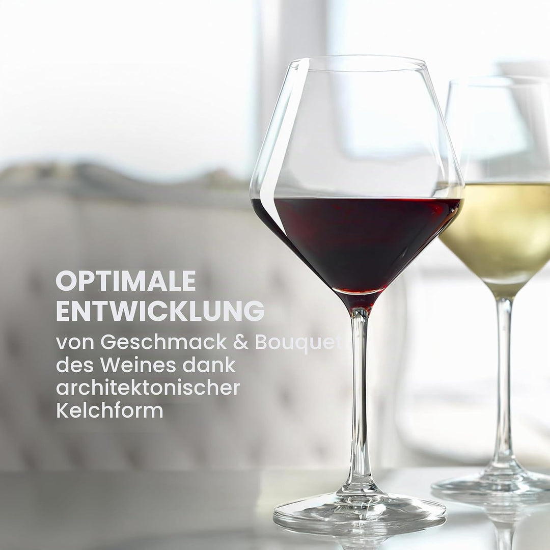Stölzle Lausitz Revolution 6-er Set Burgundergläser 545ml, farblos, 545ml