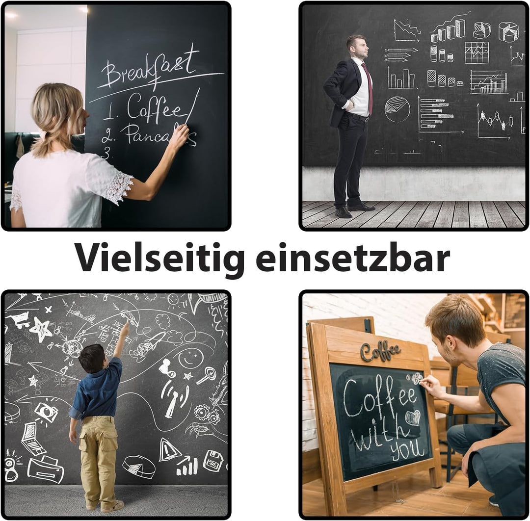Cuadros Lifestyle Selbstklebende magnetische Tafelfolie 100x100 cm | Magnetisch | Vinyl- Kreidefolie