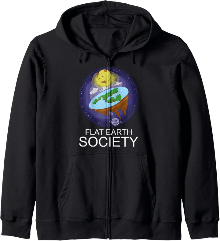 Flat Earth Society – Flat Earth Kapuzenjacke