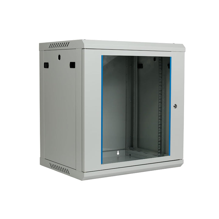Koscom Connect Netzwerkschrank 12 HE I Serverschrank 19 Zoll I Wandmontage 600 x 450 x 636 mm I voll