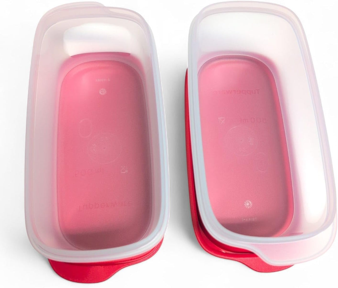 Tupperware Eidgenosse Eckig Eidgenossen Kompaktbehälter Vorrat Modular Kühlschrank System 0,5 Liter