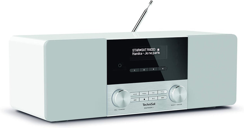 TechniSat DIGITRADIO 4 - Stereo DAB Radio (DAB+, UKW, Bluetooth-Audiostreaming (Empfang), Kopfhörera