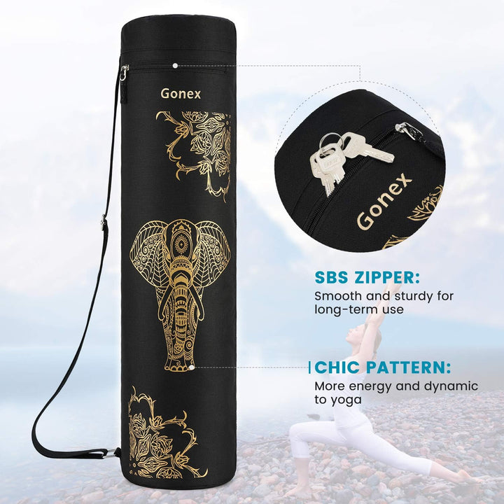 Gonex Yogatasche, Yogamatte Tasche Durchgehender Reissverschluss für Robuste wasserdichte Yogamatten