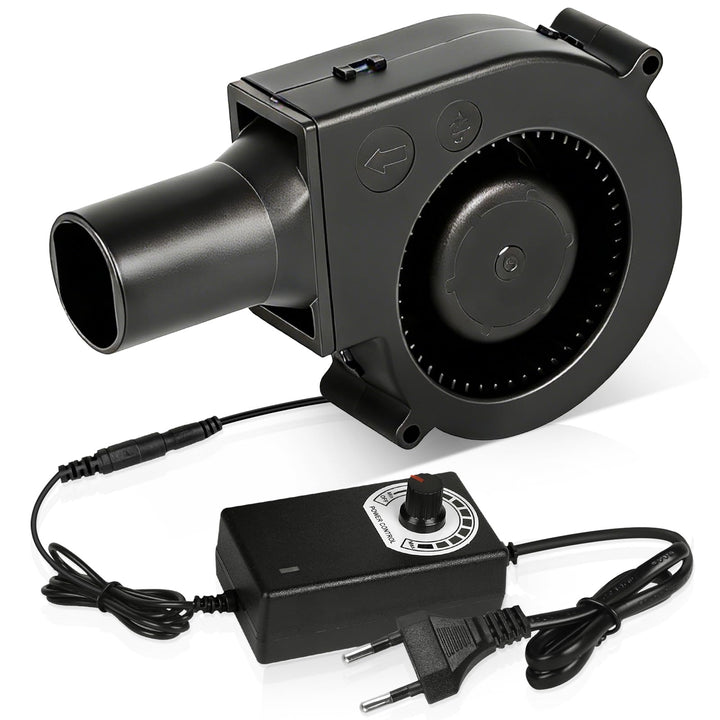 DBREAKS Radiallüfter 12V, Kühlung Lüfter mit Drehzahlregler für Haushaltsgeräte, 220V Klein Gebläse