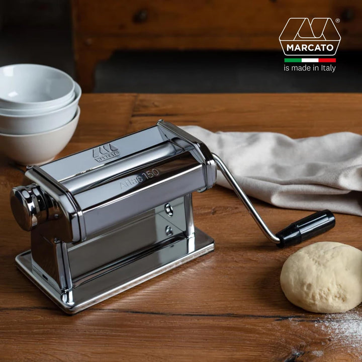 Marcato – Manuelle Nudelmaschine, Rostfrei, 8340 150 Nudelroller 150 mm, 150 Nudelroller 150 mm