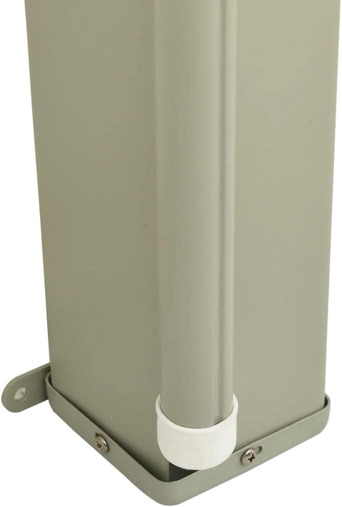 puraday 180x600 cm Seitenmarkise Ausziehbar Rot Terrassen-Sichtschutz Balkon Seitenwand Stilvolle Se