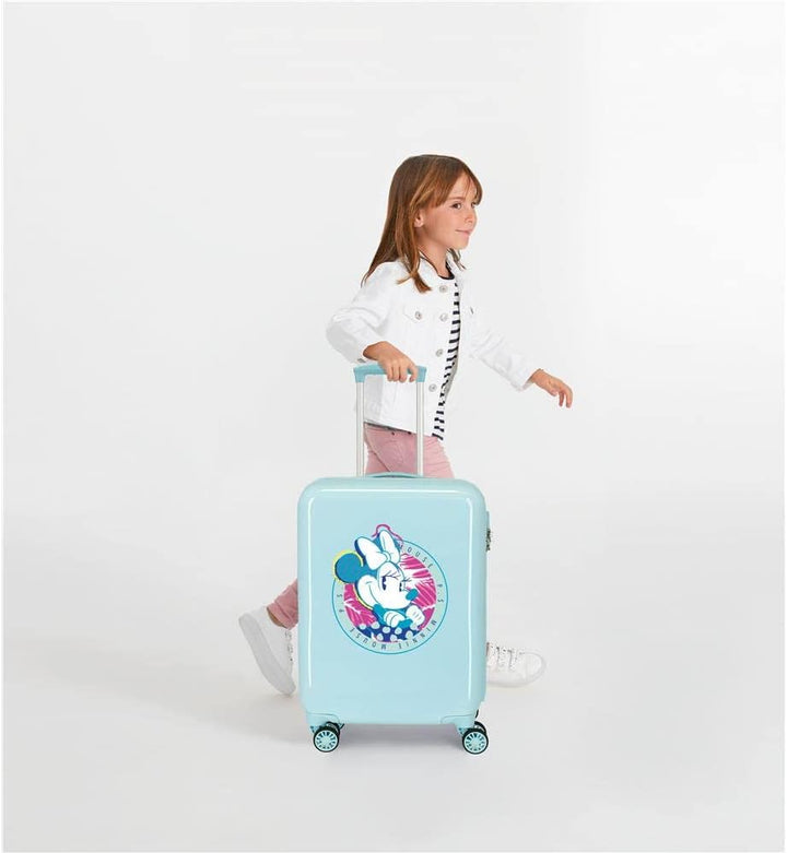 Disney Mickey That´S Easy Kabinentasche, grün, 38 x 55 x 20 cm, starr, ABS, seitlicher Zahlenkombina