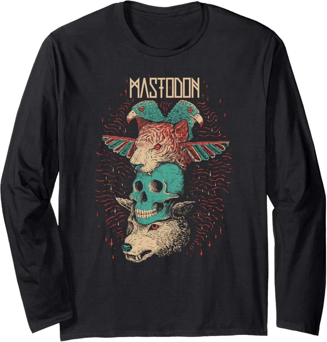 Mastodon - Logo Totem Langarmshirt