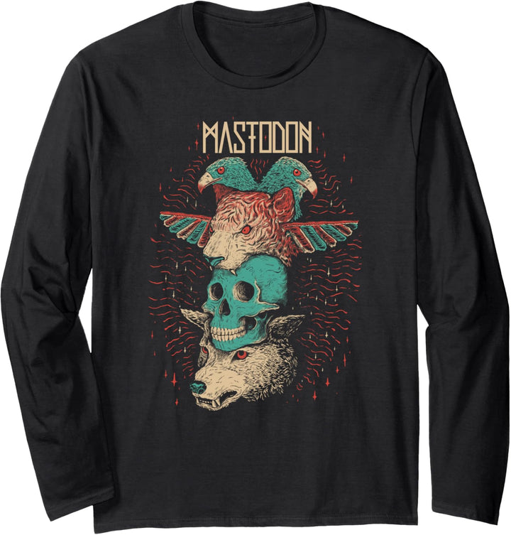 Mastodon - Logo Totem Langarmshirt