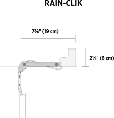 Hunter Company Rain-Clik Regensensensor mit Kabel Rain Clik, Rain Clik