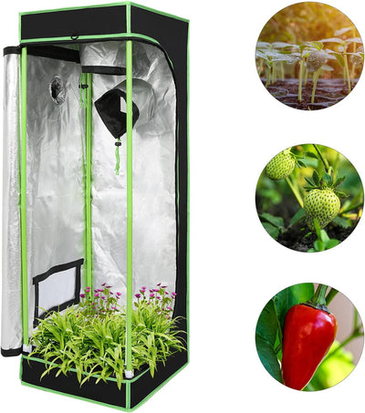 Lospitch Growzelt, Growbox|Grow Tent|Grow Schrank|Zuchtzelt|Lichtdicht und Wasserdicht Pflanzenzelt|