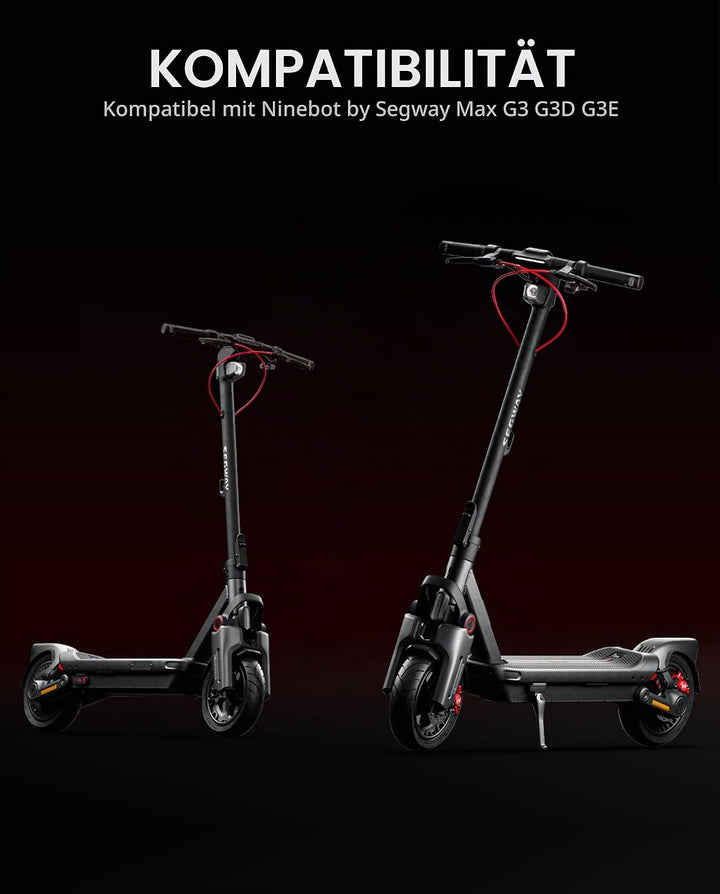 2 Paar geräuscharme Bremsbeläge, 4 mm, kompatibel mit Segway Ninebot Max G3 KickScooter, Scheibenbre